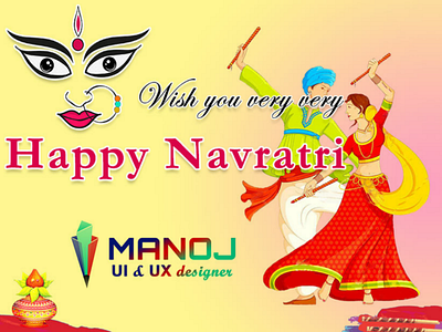 Happy Navratri festival navratri