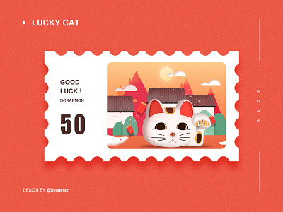 Lucky Cat ui 插图 设计