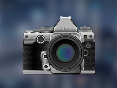 All vector Nikon vintage camera adobe branding camera design illustration illustrator nikon uidesign vector web
