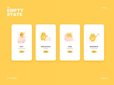 Emptystate app design illustration ui ux