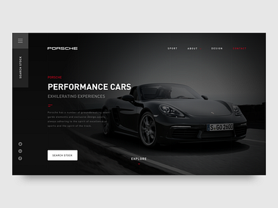 Porsche web application