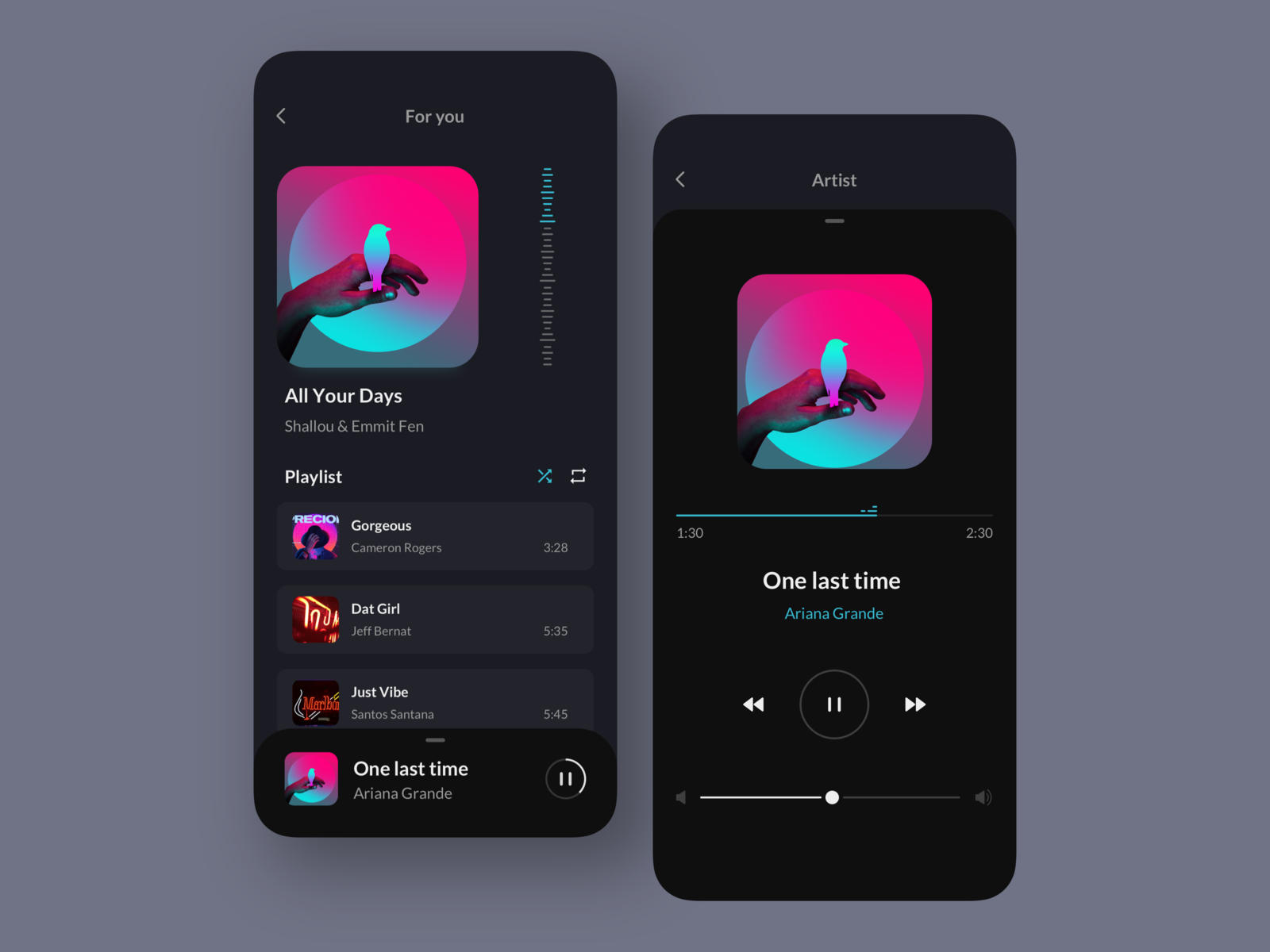 Music Player by ZLL on Dribbble