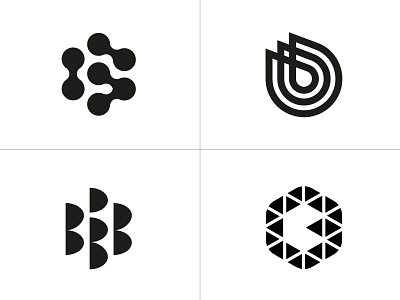 logo b exploration app design apps b brand branding bw design geometry grid logo icons letter logo logotype minimal monogram round simple sketch ui vector