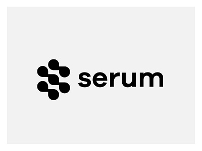 serum BW brand design gradient letter letter s logo logos logotype minimal monogram