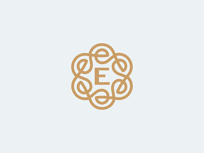 Ornament letter e brand design e fun gradient letter letters line logo logo e logotype minimal monogram