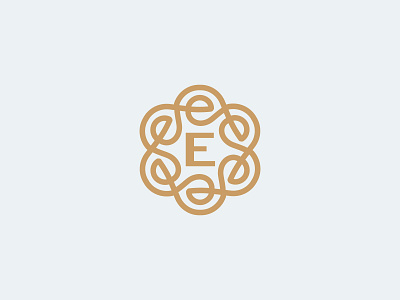 Ornament letter e brand design e fun gradient letter letters line logo logo e logotype minimal monogram