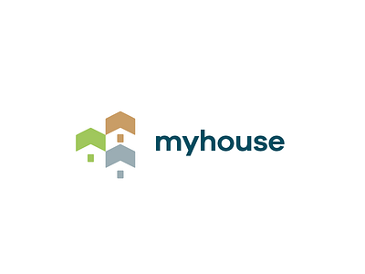 logo - negative space house