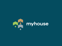 logo - negative space house by monome on Dribbble