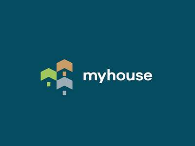 logo - negative space house house logo negative space