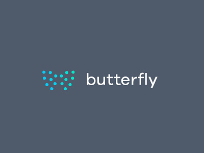 Butterfly dots gradient animal butterfly dots fun gradient line minimal swiss