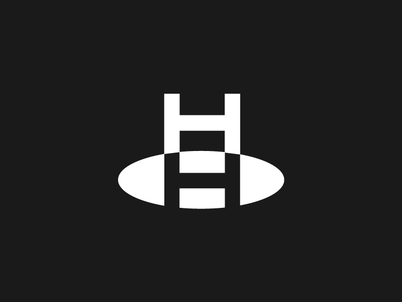 H for Hole Letter by monome on Dribbble