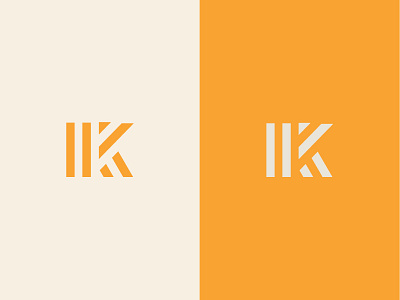 Logo K k letter monogram
