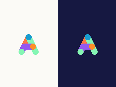 logo - letter A - monogram a apps brand icons letter logo logotype monogram