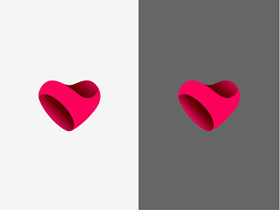 Heart - Fluide - Love heart logo love minimal vibrant