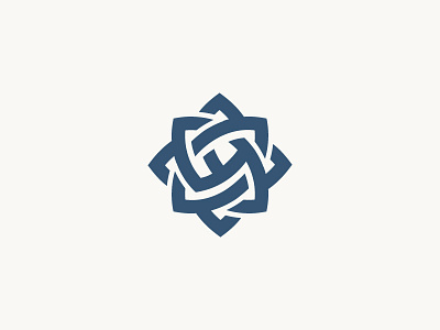 logo V - letter v + rose