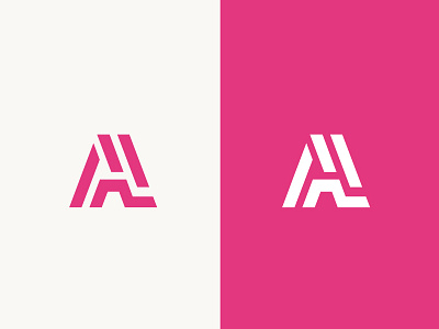 letter A - logo a brand design gradient letter logotype minimal monogram