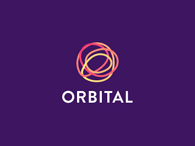 Orbital version abstract abstract brand design eye fun logo modernisme