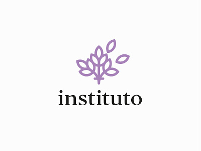 logo instituto version 3 cosmetic girl logo minimal round