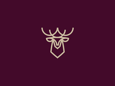 Logo deer minimal