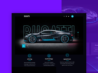 Bugatti webdesign bugatti ui ux web webdesign