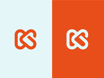 Logo K simple letter line logo minimal