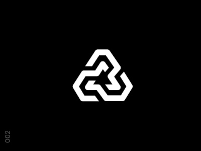 Oldschool triangle shapes a brand design fun gradient letter line logo logotype minimal monogram