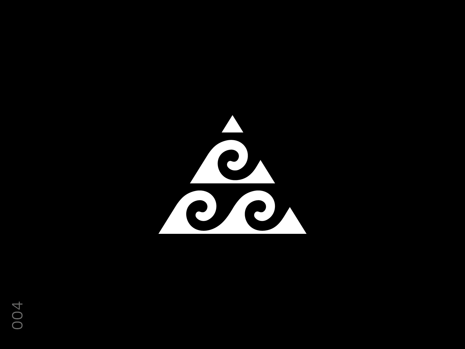 Logo Oldschool Triangle By Monome On Dribbble