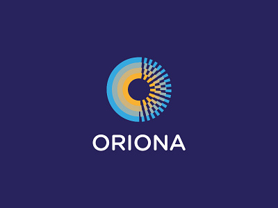 Oriona circle brand brand letter logo minimal