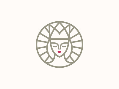 Face Queen lift design face logo logotype minimal queen