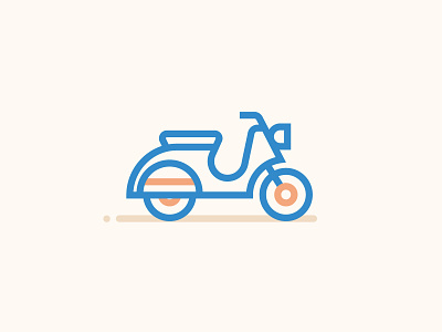 Icons scooter icons illustration minimal motor scooter ui vector