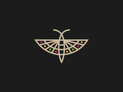 Bug - 001 - jewelleryfly brand bug butterfly logo minimal