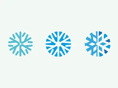 minimal snowflakes logo minimal snowflake winter