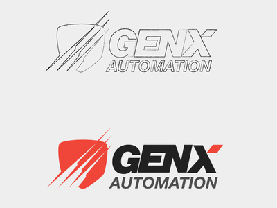 Genex Automation animation app art brand branding design flat illustration illustrator ios lettering logo mobile sketch typography ui ux vector web website