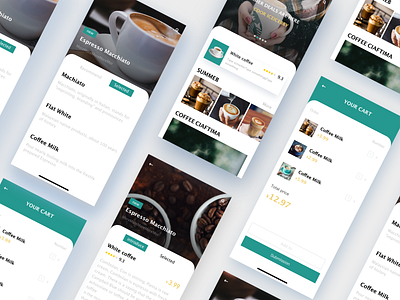 coffee Practice app ui