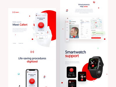 Callert - life-saving app concept