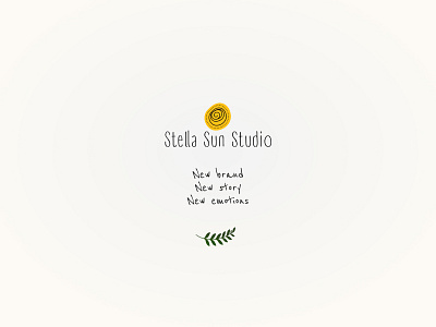 Stella Sun Studio - Sunny branding for Hand-made company