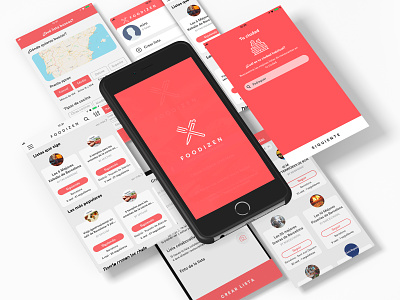 Foodizen App app design develope developer food food app ui ux
