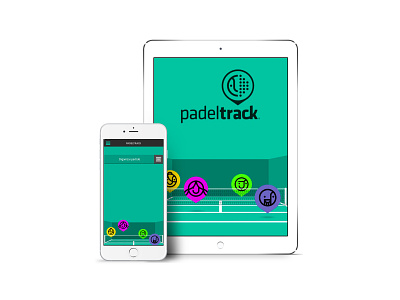 Padeltrack App app design develope developer padel sport sport app ui ux