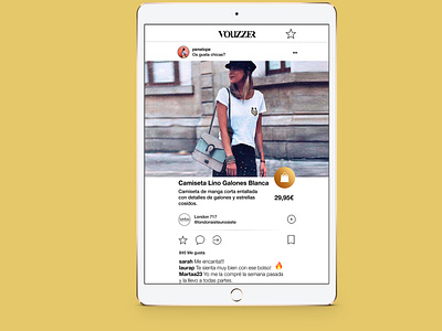 Vouzzer App Ipad app design develope developer moda shop ui ux