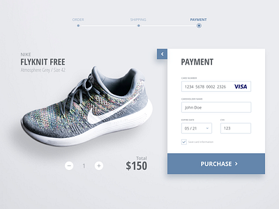 Credit Card Checkout app dailyui design ui ux web