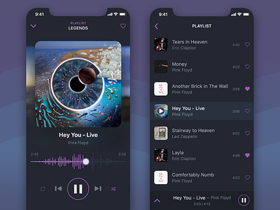 Music Player app dailyui design music ui ux