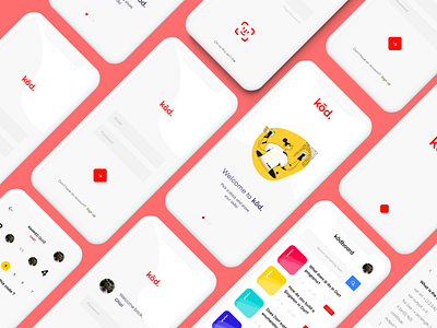 Kod App adobexd code design illustration kode mock up