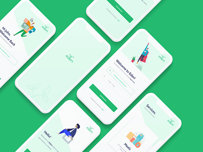 Our Eden Life App Redesign adobexd app design mock up