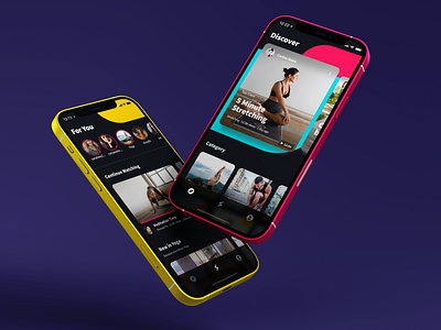 Fitness App app discover feed fitness iphone stories video workout