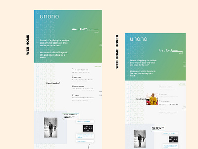 Unono Webpage html web web design