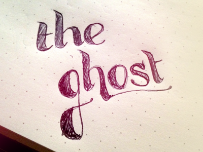 the ghost hand lettering lettering typography