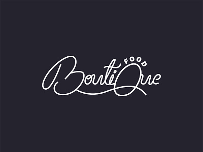 Bountique Typo boutique logo typography