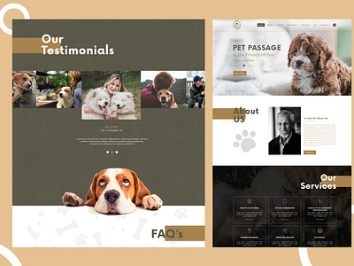 Pet cremation landing page