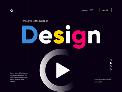 New Banner Design design typography ui