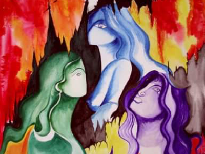Shades that you know as women art colour creative design desire expression freedom painting powerful sketch watercolour women